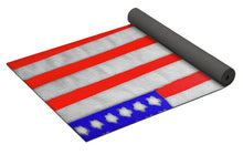 Red White Black And Blue - Yoga Mat