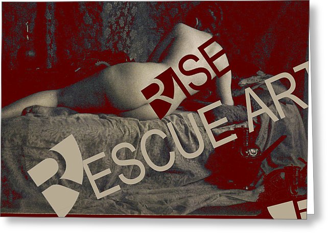 Rise Rescue Art - Greeting Card