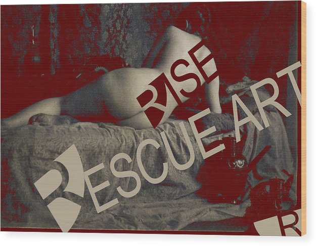 Rise Rescue Art - Wood Print