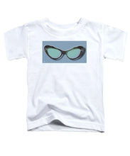 Retro Glasses Funky Pop Blue Teal - Toddler T-Shirt