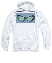 Retro Glasses Funky Pop Blue Teal - Sweatshirt