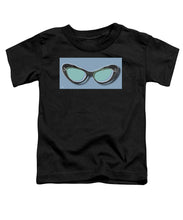 Retro Glasses Funky Pop Blue Teal - Toddler T-Shirt
