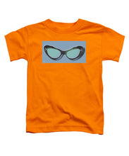 Retro Glasses Funky Pop Blue Teal - Toddler T-Shirt