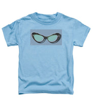Retro Glasses Funky Pop Blue Teal - Toddler T-Shirt