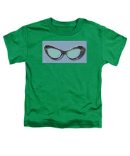 Retro Glasses Funky Pop Blue Teal - Toddler T-Shirt
