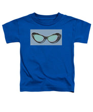 Retro Glasses Funky Pop Blue Teal - Toddler T-Shirt