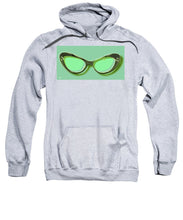 Retro Glasses Funky Pop Mint Green - Sweatshirt