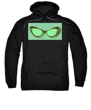Retro Glasses Funky Pop Mint Green - Sweatshirt