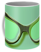 Retro Glasses Funky Pop Mint Green - Mug