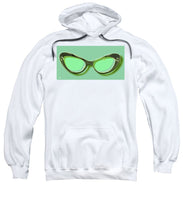 Retro Glasses Funky Pop Mint Green - Sweatshirt