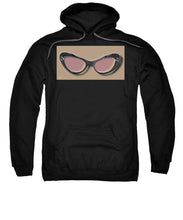Retro Glasses Funky Pop Pink Rose Brown - Sweatshirt