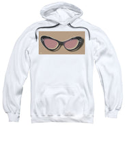 Retro Glasses Funky Pop Pink Rose Brown - Sweatshirt