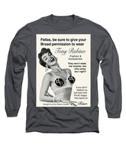 Rise 1950s Ad Parody - Long Sleeve T-Shirt