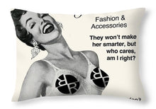Rise 1950s Ad Parody - Throw Pillow
