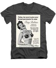 Rise 1950s Ad Parody - Men's V-Neck T-Shirt