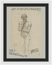 Rise Abandoned                                                           - Framed Print