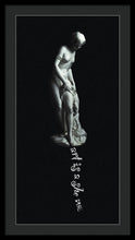 Rise Art Is A She - Framed Print