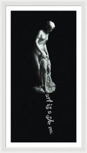 Rise Art Is A She - Framed Print