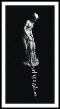 Rise Art Is A She - Framed Print