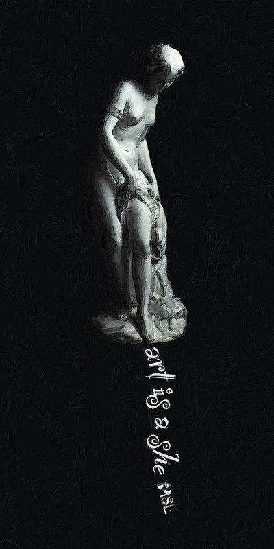 Rise Art Is A She - Art Print