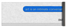 Rise Art Is An Intimate Conversation - Yoga Mat