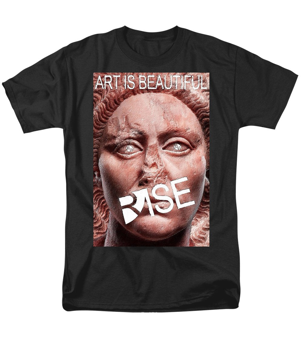 Rise Art Is Beautiful - Men's T-Shirt  (Regular Fit)