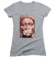 Rise Art Is Beautiful - Women's V-Neck (Athletic Fit)