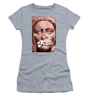Rise Art Is Beautiful - Women's T-Shirt (Athletic Fit)