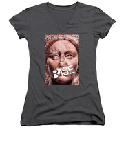 Rise Art Is Beautiful - Women's V-Neck (Athletic Fit)