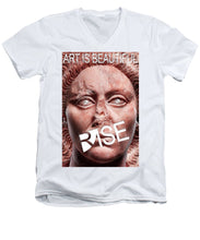 Rise Art Is Beautiful - Men's V-Neck T-Shirt