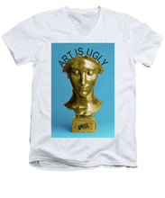 Rise Art Is Ugly - Men's V-Neck T-Shirt