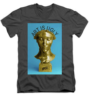 Rise Art Is Ugly - Men's V-Neck T-Shirt