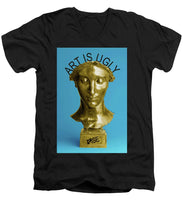 Rise Art Is Ugly - Men's V-Neck T-Shirt
