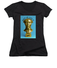 Rise Art Is Ugly - Women's V-Neck (Athletic Fit)