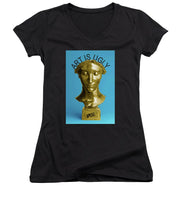 Rise Art Is Ugly - Women's V-Neck (Athletic Fit)