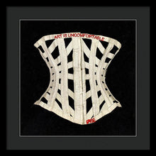 Rise Art Is Uncomfortable                          - Framed Print