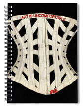 Rise Art Is Uncomfortable                          - Spiral Notebook