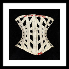 Rise Art Is Uncomfortable                          - Framed Print