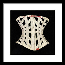 Rise Art Is Uncomfortable                          - Framed Print