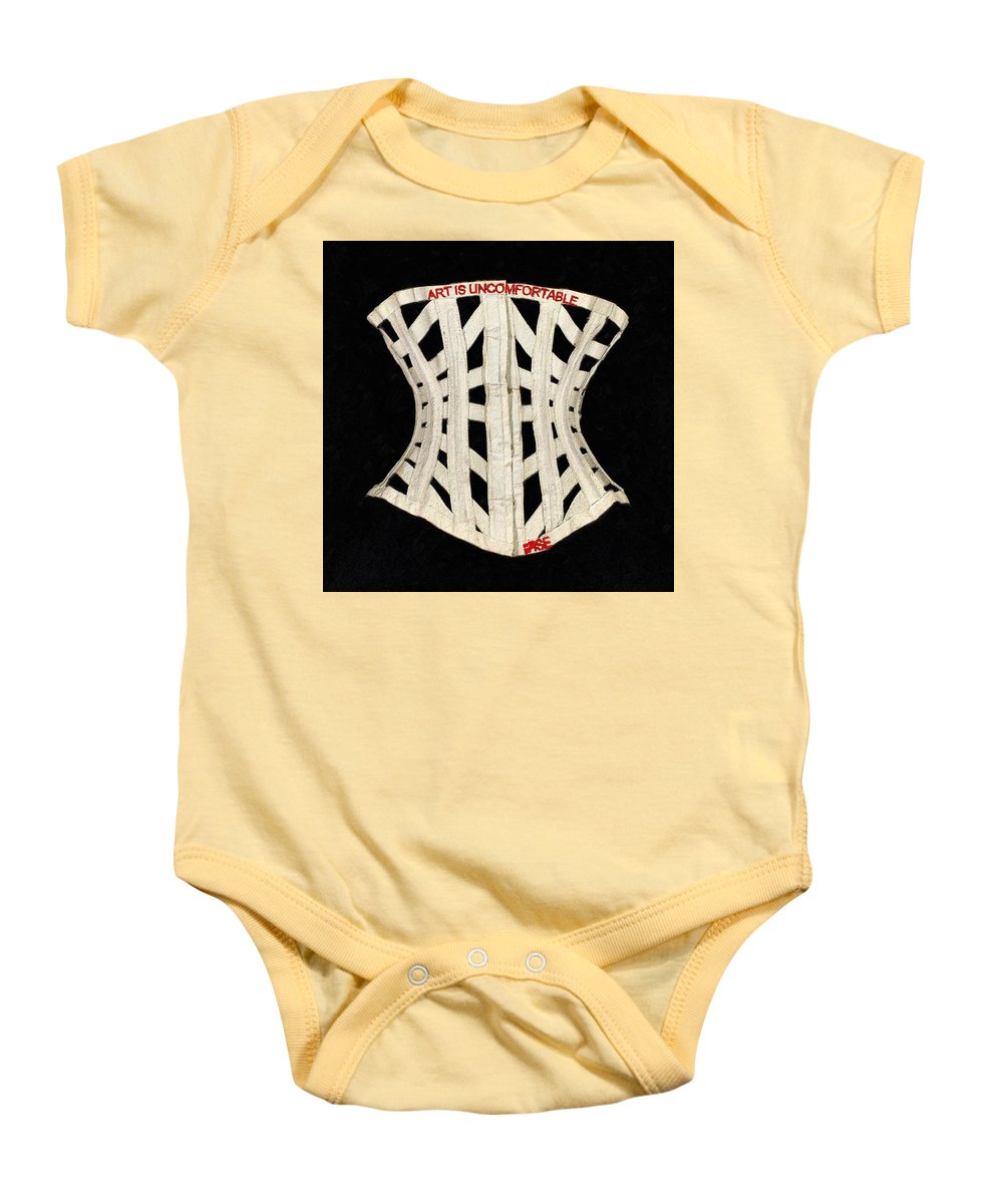 Rise Art Is Uncomfortable                          - Baby Onesie