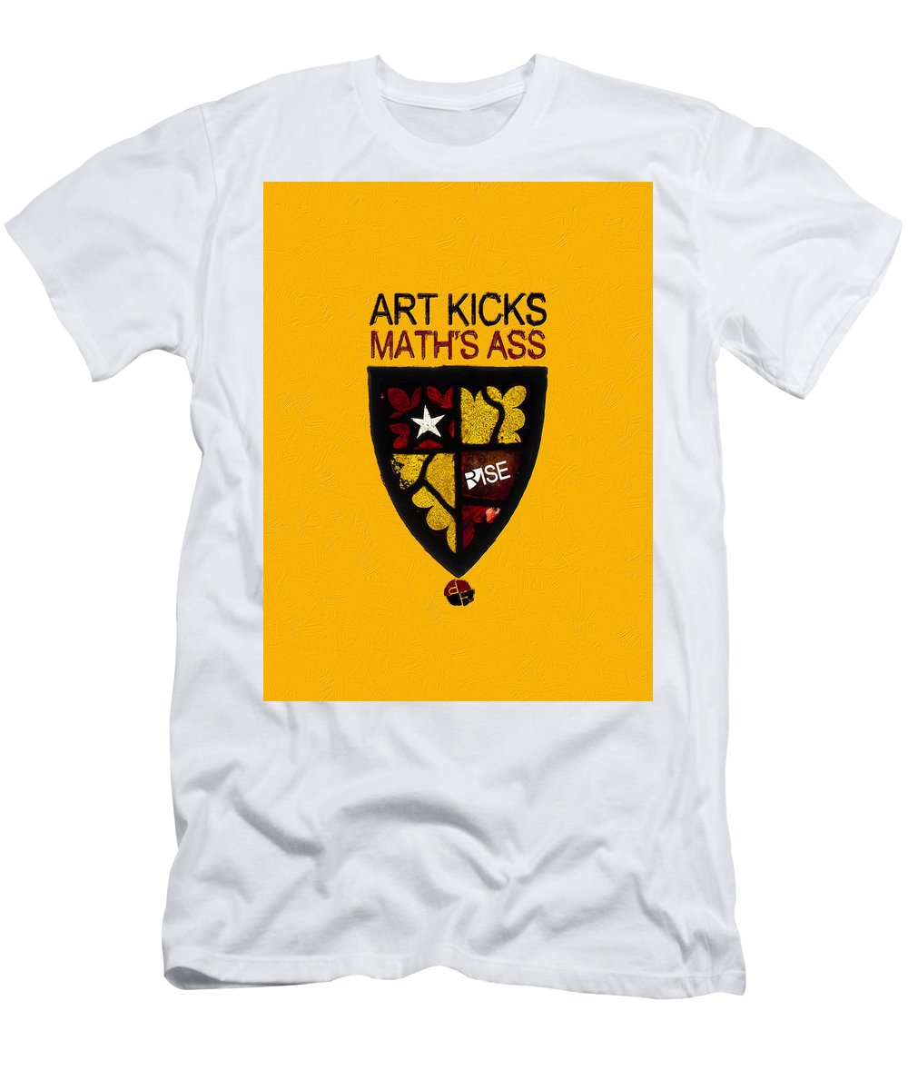Rise Art Kicks Ass - Men's T-Shirt (Athletic Fit)