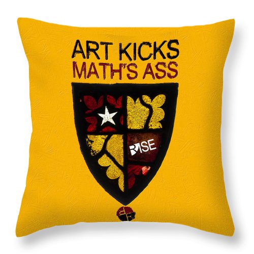 Rise Art Kicks Ass - Throw Pillow