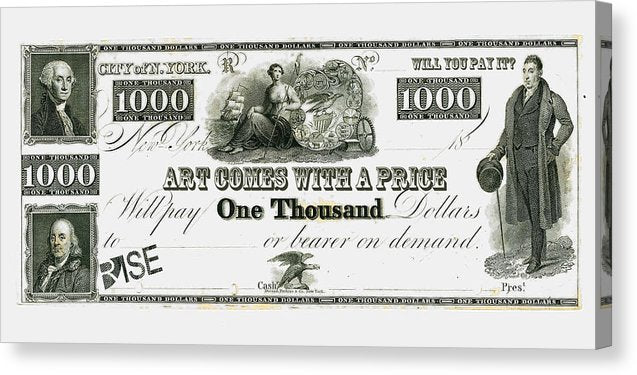 Rise Art Price - Canvas Print