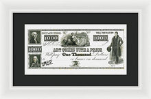 Rise Art Price - Framed Print