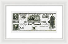 Rise Art Price - Framed Print