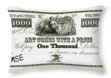 Rise Art Price - Throw Pillow
