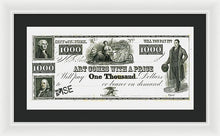 Rise Art Price - Framed Print