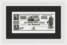 Rise Art Price - Framed Print