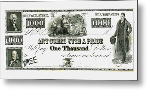 Rise Art Price - Metal Print