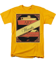 Rise Art Wants Your Soul - Men's T-Shirt  (Regular Fit)